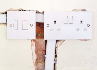 electrical wiring plan in a house