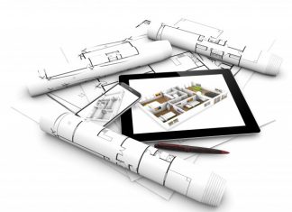 plans and the best home design software as shown on an mobile tablet