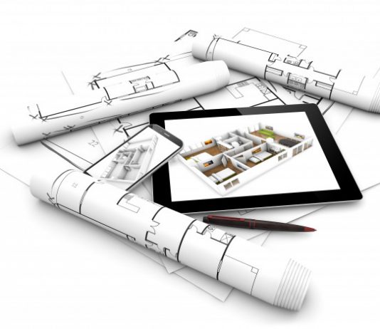 plans and the best home design software as shown on an mobile tablet
