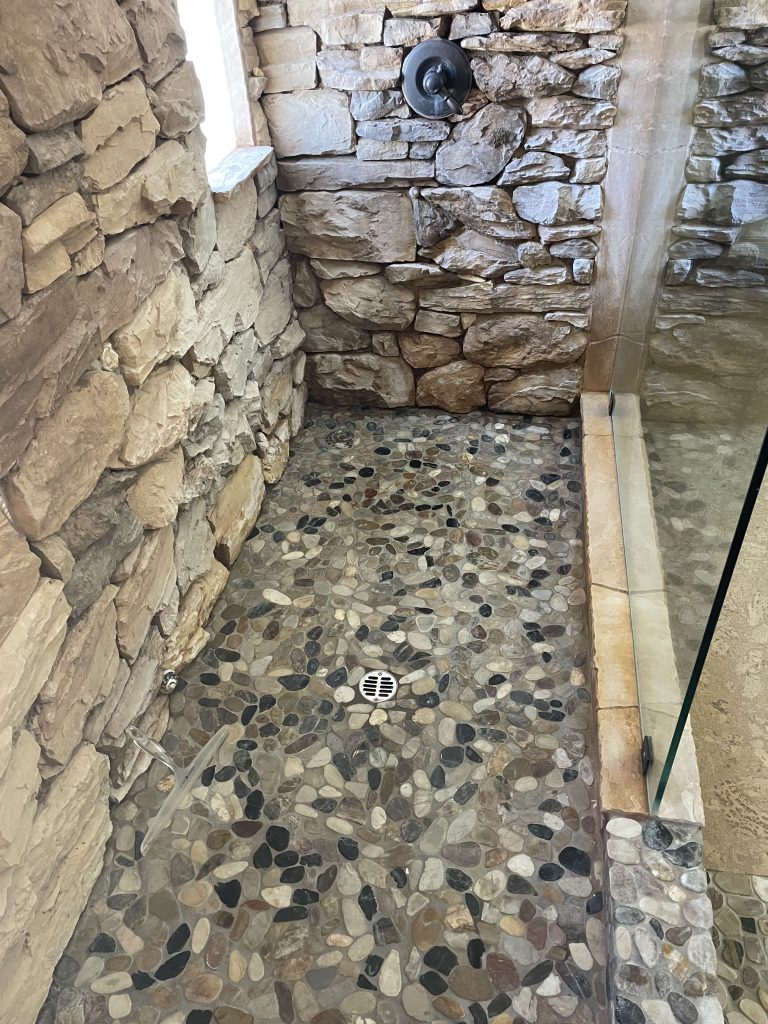 Pebble Shower Floor Pros and Cons The Fixer Upper Pro